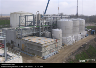 Fermentation Bioethanolanlage Anklam Suiker Unie GmbH